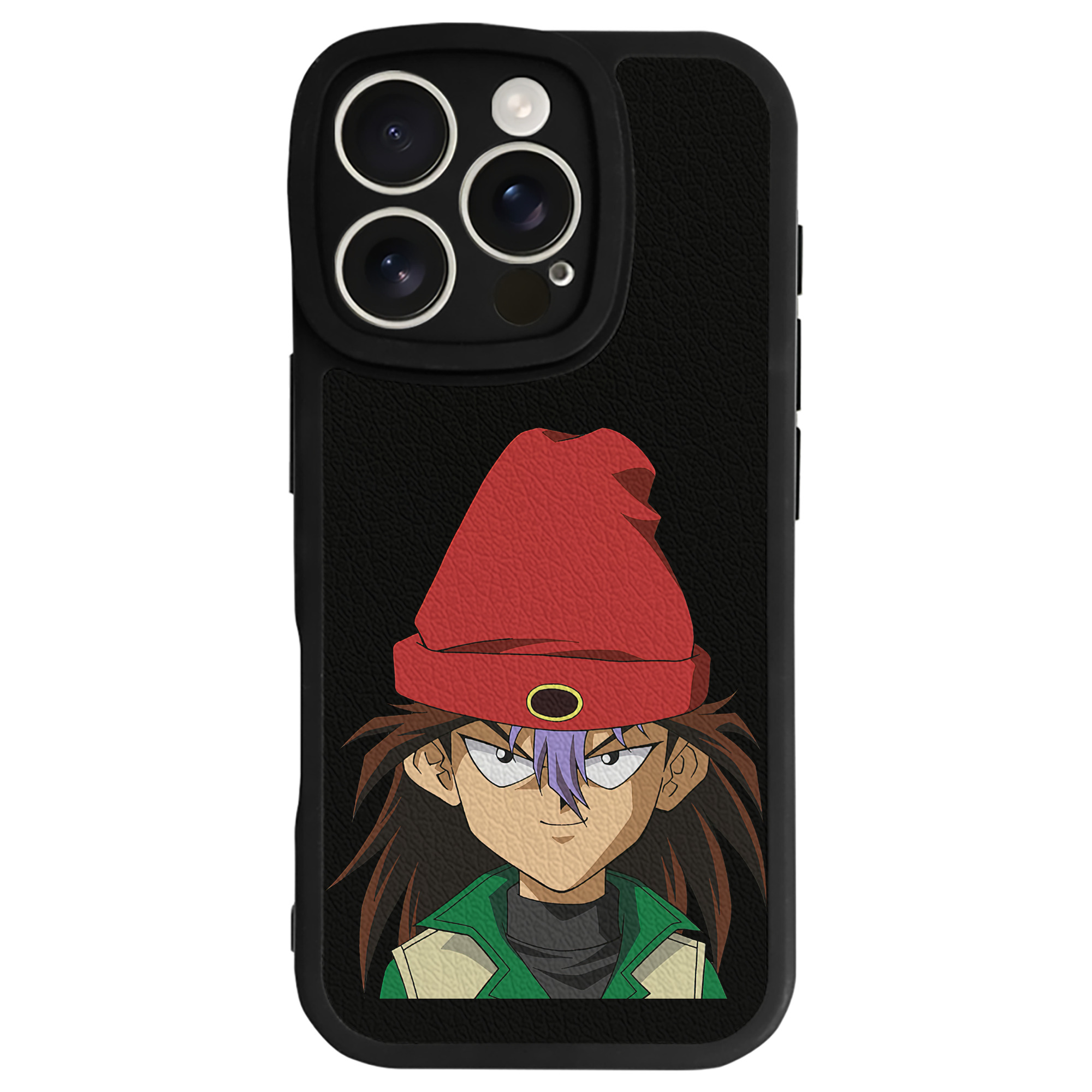 遊☆戯☆王 Yu-Gi-Oh! 【iPhone 16シリーズ対応】シリコンスマホケース（レザー調） 材質：シリコン